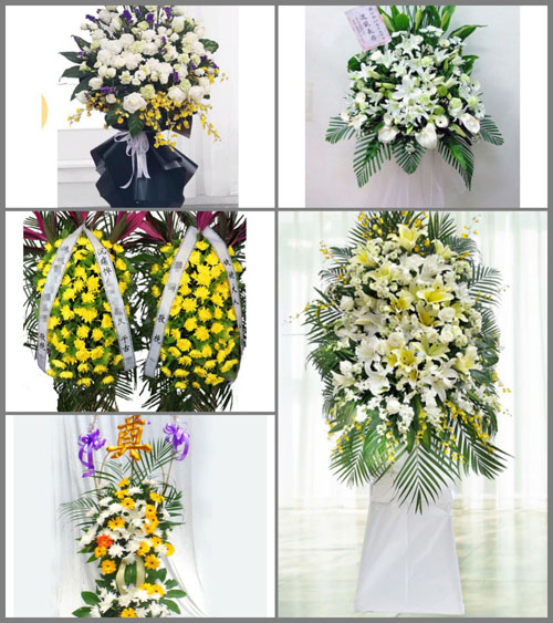 贵州毕节市赫章县罗州乡溪河村白事花篮预定